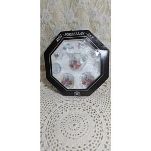 Reutter Miniature Floral Porcelain Tea Set